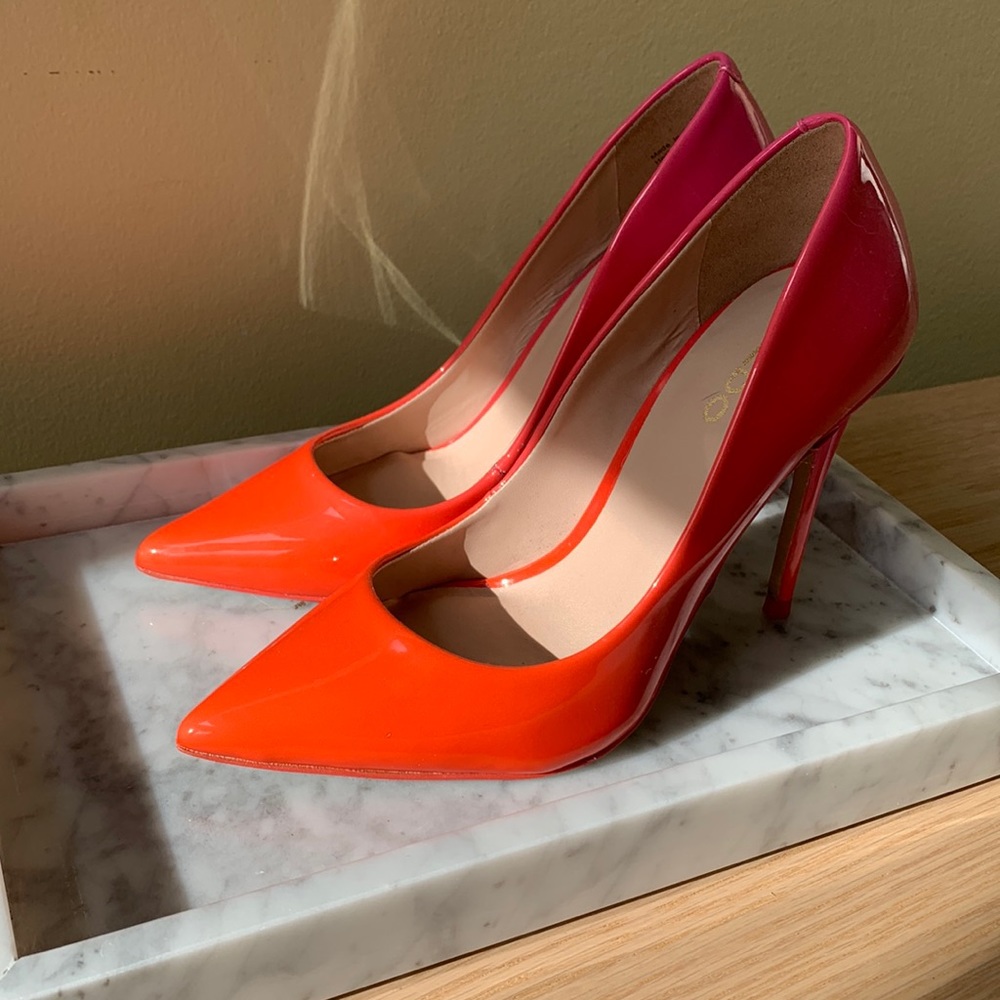 Aldo Pink & Orange Ombré Heels!
